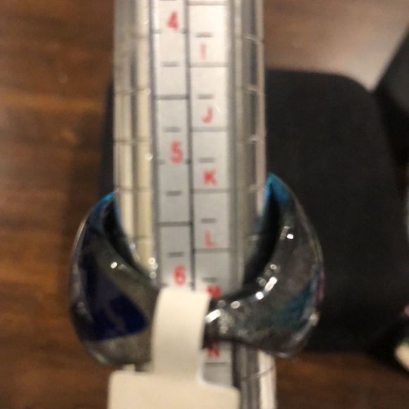 Women’s Hand Blown Glass Rings Sizes 6- 7 - Picture 6 of 9